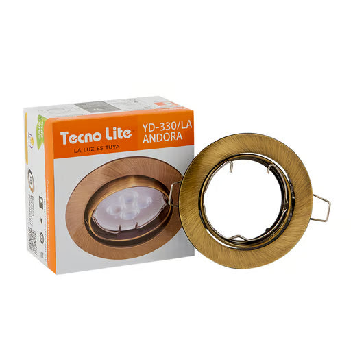 TECNOLITE INTERIOR EMPOTRADOS S/L100-240/12VGX5.3 ANDORA YD-330/LA
