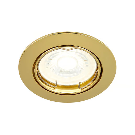 TECNOLITE EMP. DIRIGIBLE LISO REDONDO P/MR16 ORO