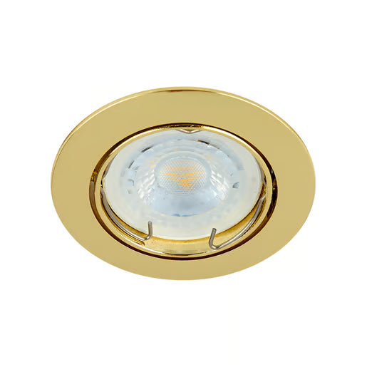 TECNOLITE EMP. DIRIGIBLE LISO REDONDO P/MR16 ORO