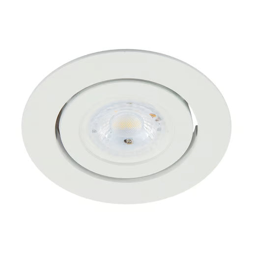 TECNOLITE EMP. DIRIGIBLE PLANO REDONDO P/MR16 BLANCO