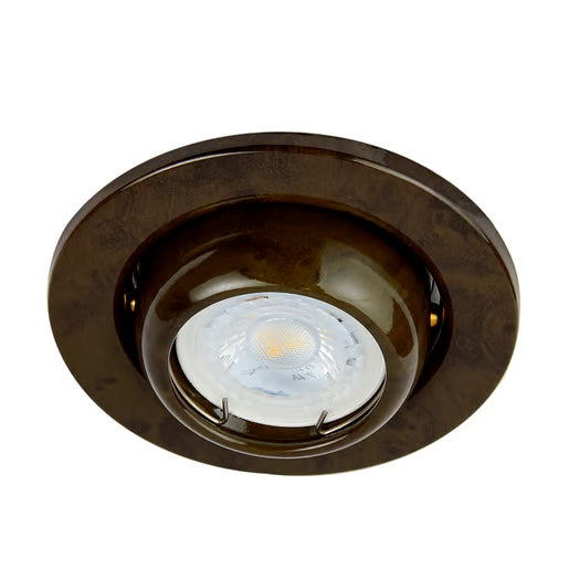 Emp. Dirigible Eyeball Redondo P/Mr16 Madera SKU: YD-345M