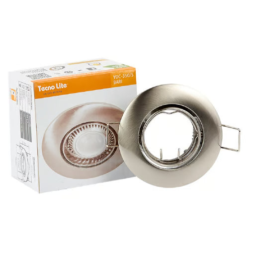 TECNOLITE EMP. DIRIGIBLE LISO REDONDO P/MR11 SATINADO