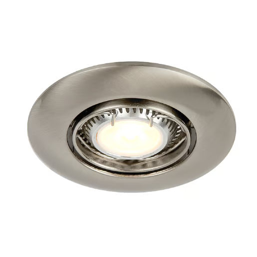 TECNOLITE EMP. DIRIGIBLE LISO REDONDO P/MR11 SATINADO
