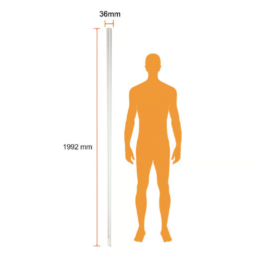 TECNOLITE RIEL 3 HILOS 200CM BLANCO YS-200/B