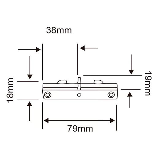 TECNOLITE CONECTOR RECTO P/RIEL BLANCO YS-I/B
