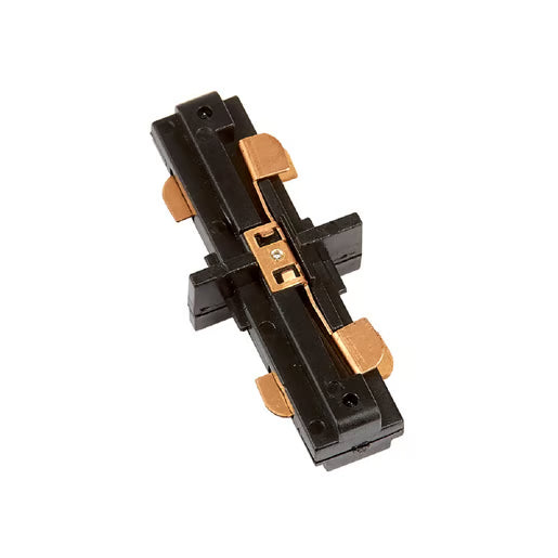 TECNOLITE CONECTOR RECTO P/RIEL NEGRO YS-I/N