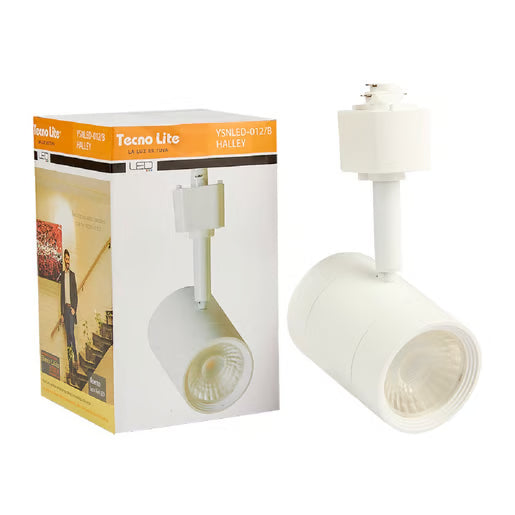 TECNOLITE INTERIOR SPOT RIEL 7.5W100-240V3000K HALLEY YSNLED-012/B