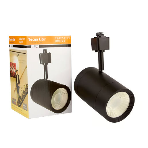 TECNOLITE INTERIOR SPOT RIEL 14.5W100-240V3000K HALLEY II YSNLED-013/N
