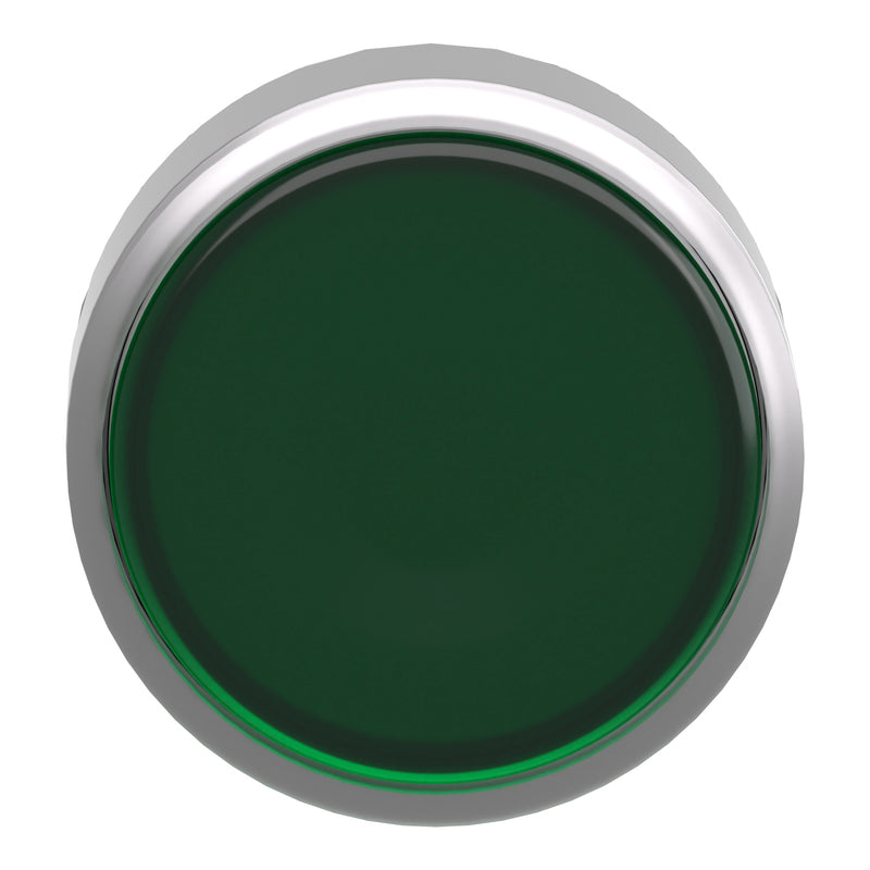 TELEMEC CABEZA BOTON ILUM VERDE LED METAL
