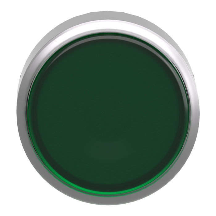 TELEMEC CABEZA BOTON ILUM VERDE LED METAL