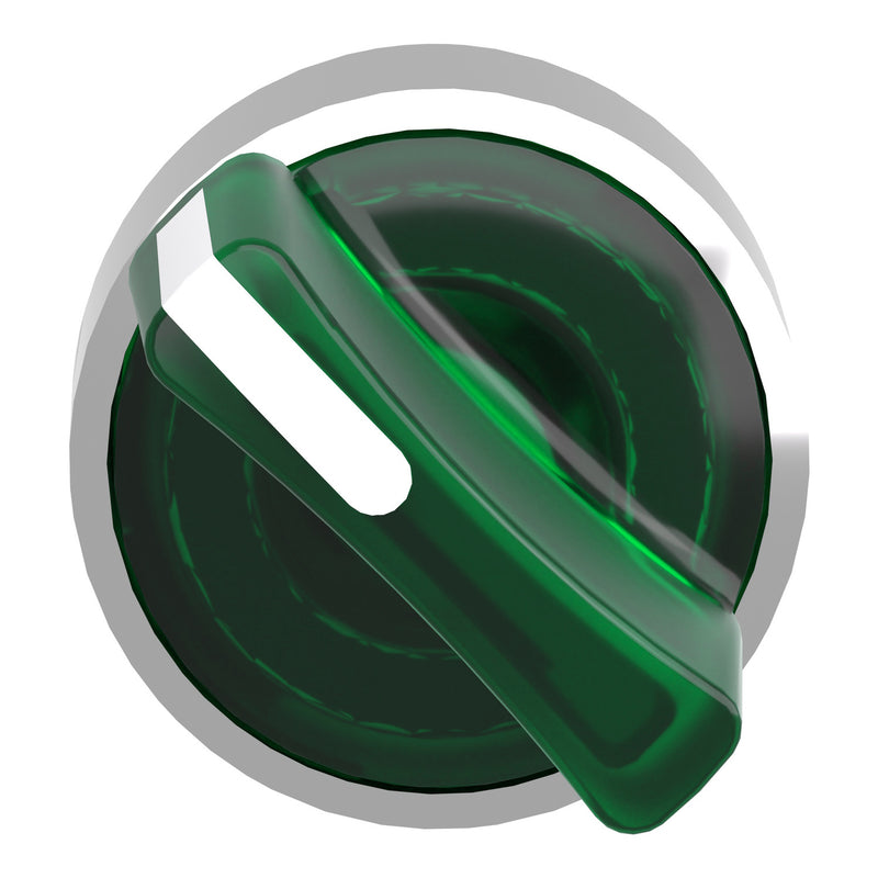 TELEMEC CABEZA SELECTOR VERDE ILUM 2 POS SOST METAL