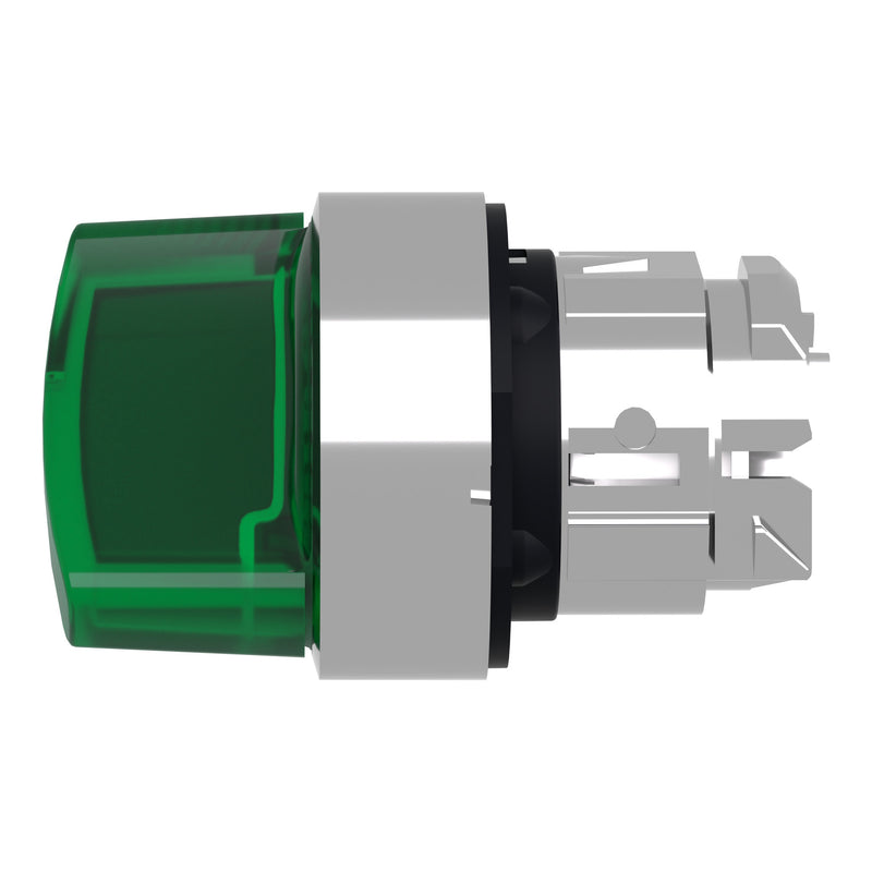 TELEMEC CABEZA SELECTOR VERDE ILUM 2 POS SOST METAL