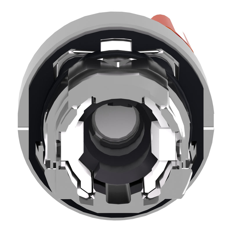 TELEMEC CABEZA SELECTOR NARANJA ILUM 2 POS SOST METAL