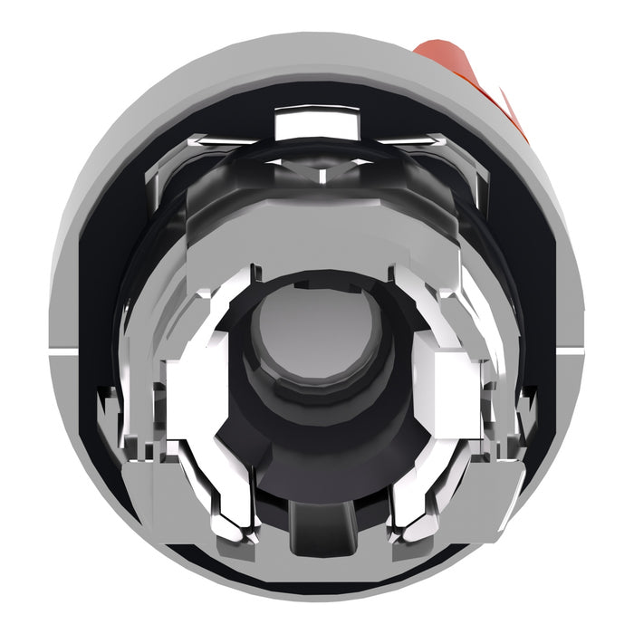 TELEMEC CABEZA SELECTOR NARANJA ILUM 2 POS SOST METAL