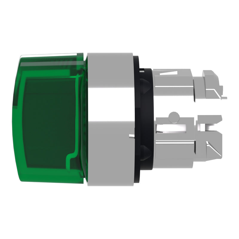 TELEMEC CABEZA SELECTOR VERDE ILUM 3 POS SOST-MOMENT METAL
