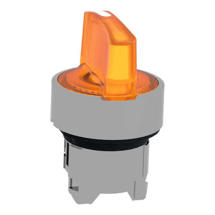 TELEMEC CABEZA SELECTOR AMARILLO ILUM 3 POS SOST-MOMENT METAL