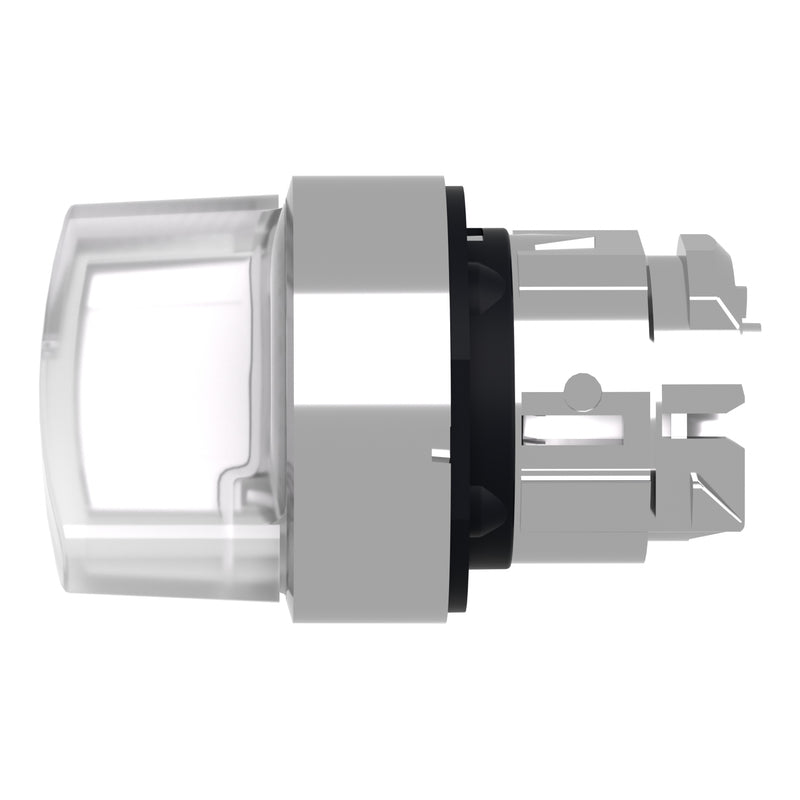 TELEMEC CABEZA SELECTOR BLANCO ILUM 2 POS SOST METAL