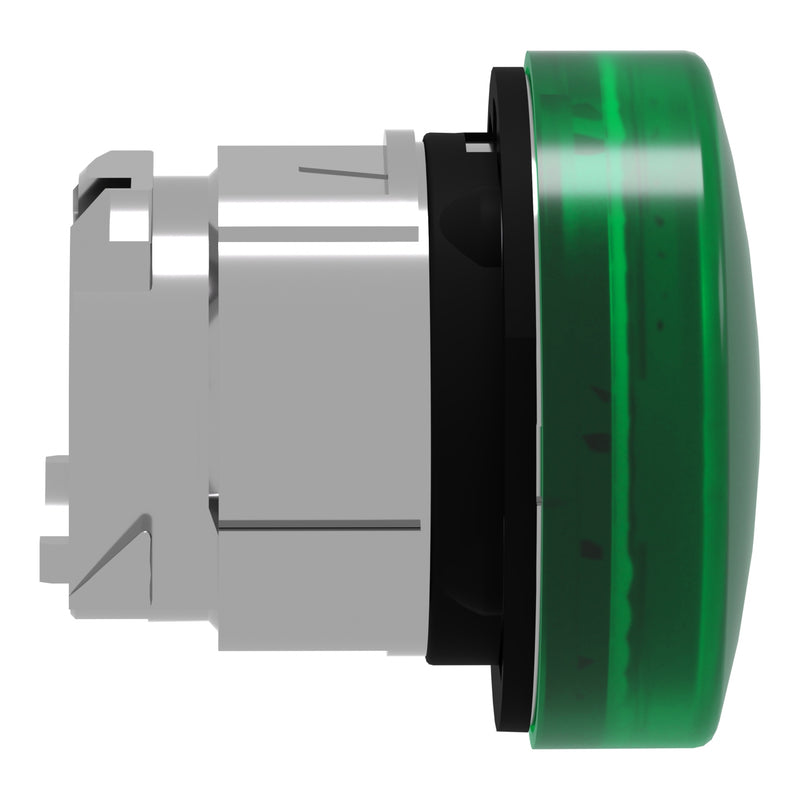 TELEMEC CABEZA LAMPARA VERDE LED METAL