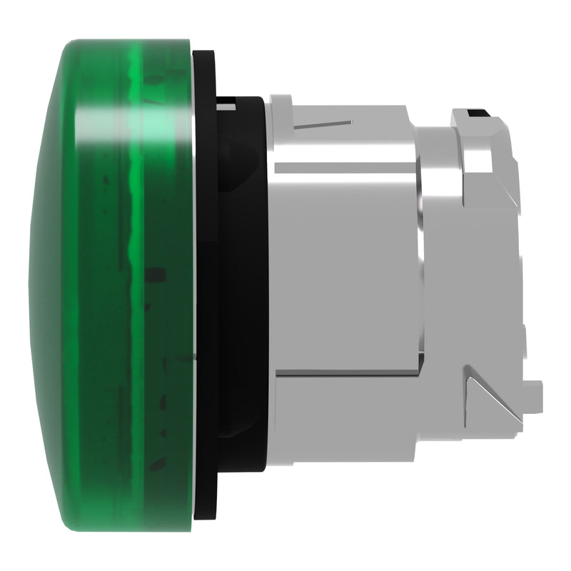 TELEMEC CABEZA LAMPARA VERDE LED METAL
