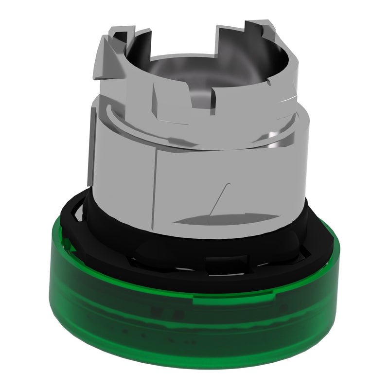TELEMEC CABEZA LAMPARA VERDE LED METAL