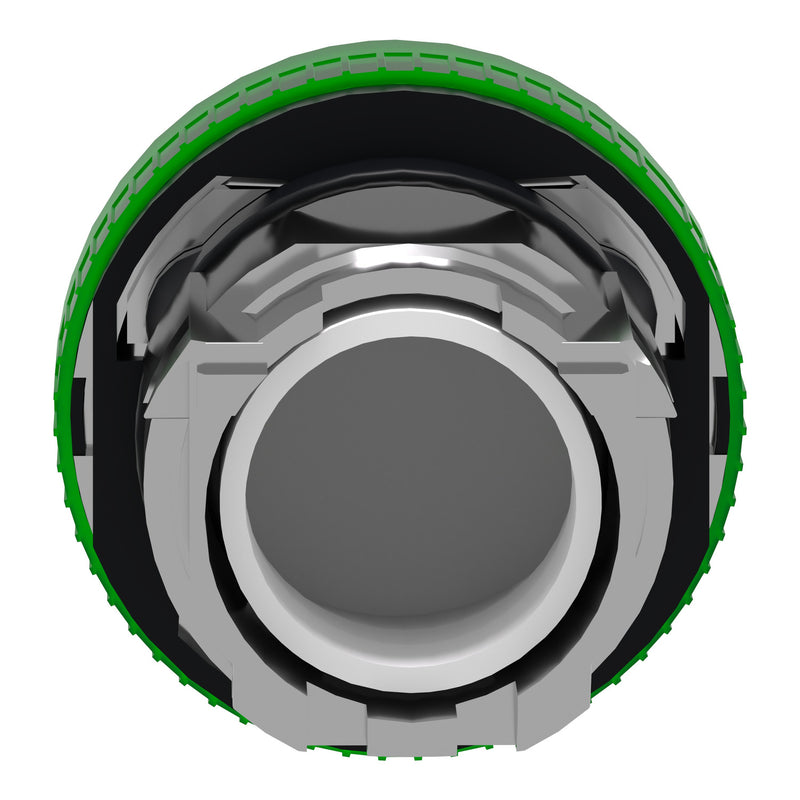 TELEMEC CABEZA LAMPARA VERDE P/BA9S METAL
