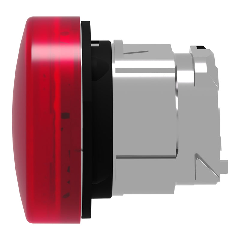 TELEMEC CABEZA LAMPARA ROJO LED METAL