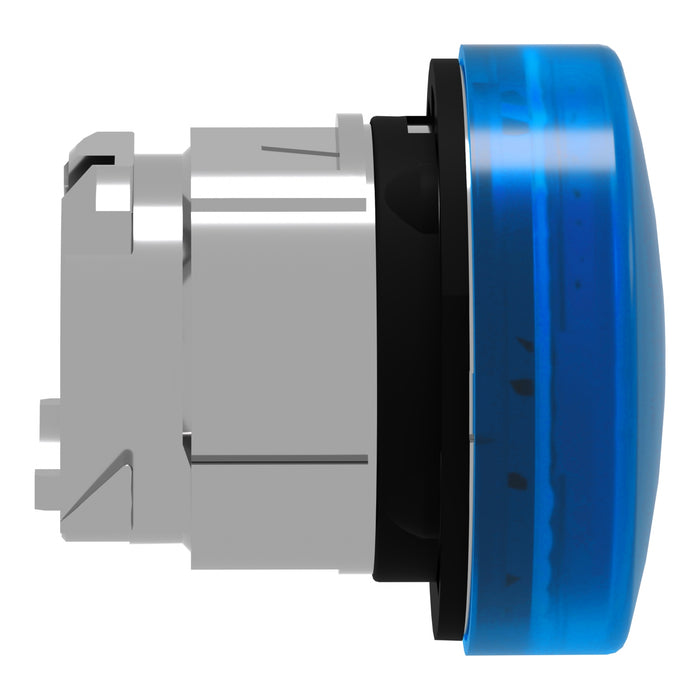 TELEMEC CABEZA LAMPARA AZUL LED METAL