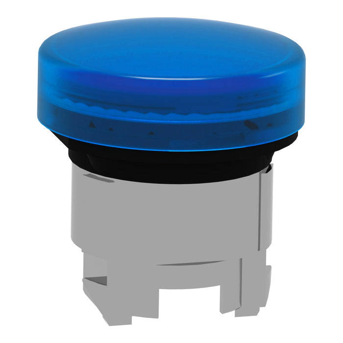 TELEMEC CABEZA LAMPARA AZUL LED METAL