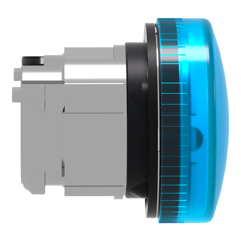 TELEMEC CABEZA LAMPARA AZUL P/BA9S METAL