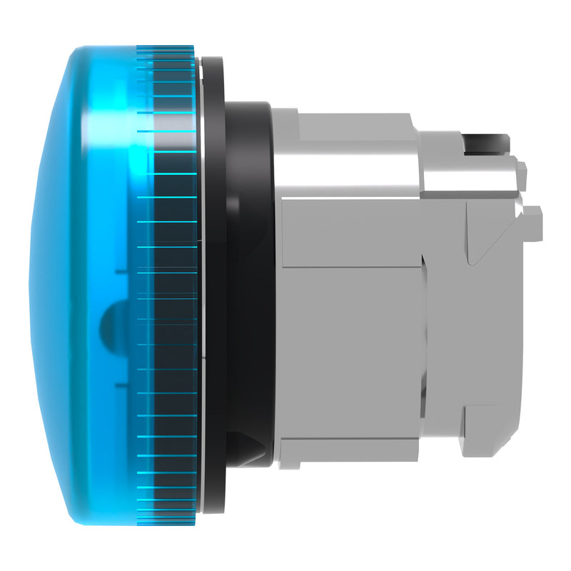 TELEMEC CABEZA LAMPARA AZUL P/BA9S METAL