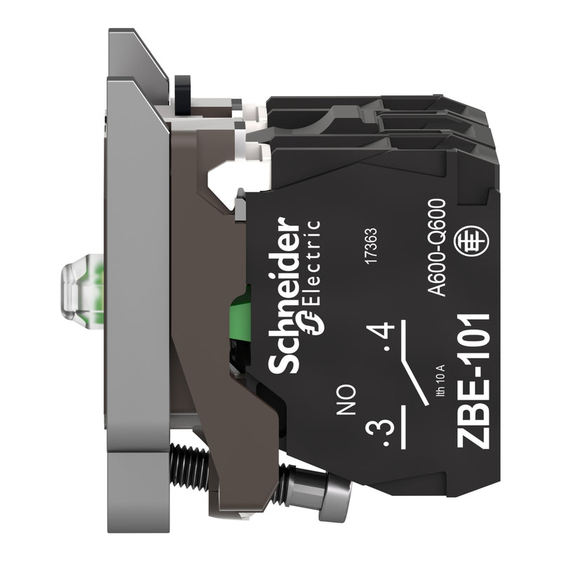 TELEMEC ELEMENTO LED BLANCO 24V AC/DC 1NA+1NC C/BASE