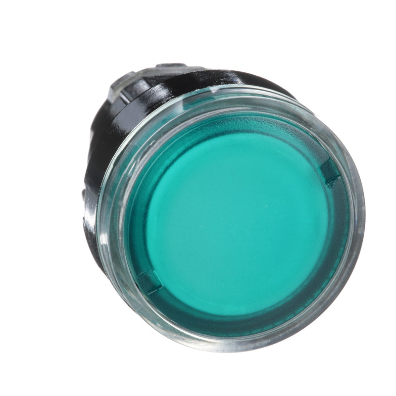 TELEMEC CABEZA BOTON ILUM VERDE LAMP METAL