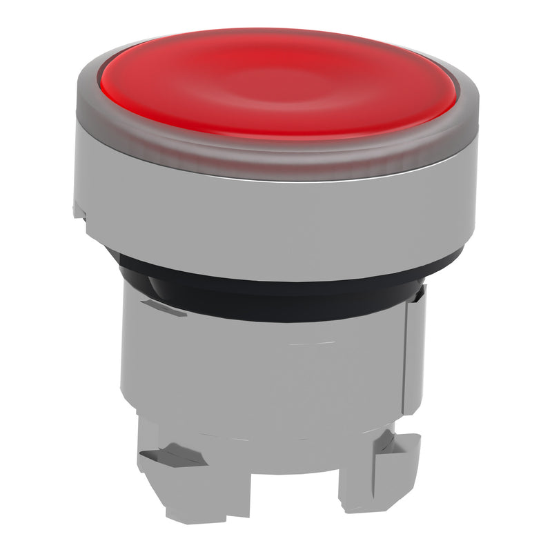 TELEMEC CABEZA BOTON ILUM ROJO LED METAL