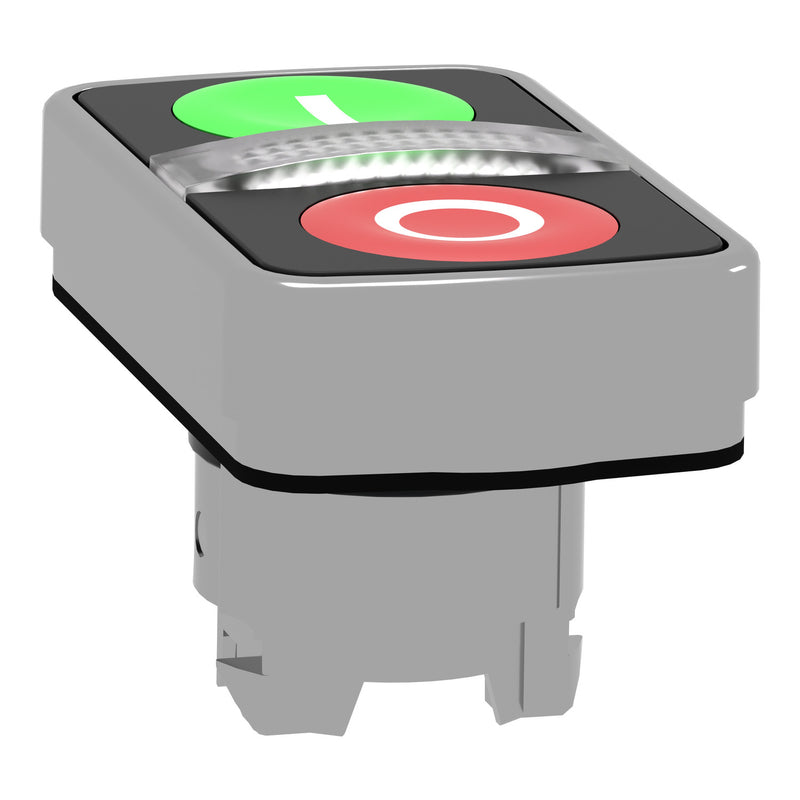 TELEMEC BOTONERA DOBLE BOTON ROJO-VERDE
