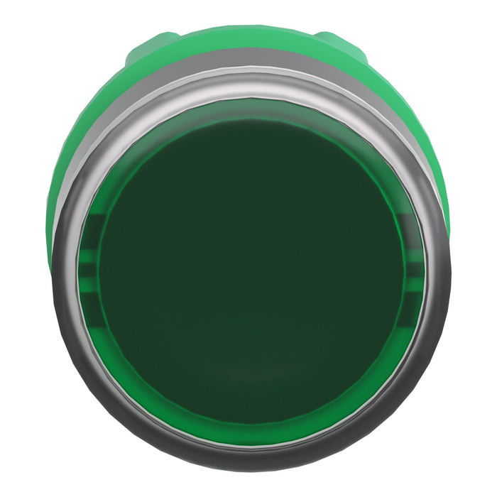TELEMEC CABEZA BOTON ILUM VERDE P/LED