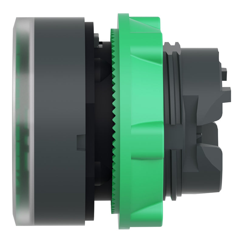 TELEMEC CABEZA BOTON ILUM VERDE P/LED