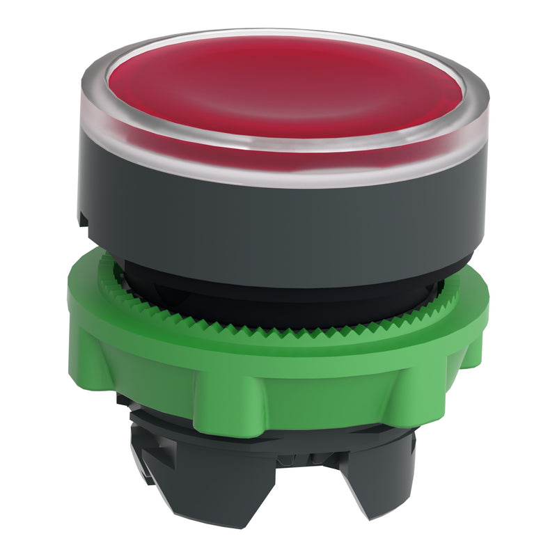 TELEMEC CABEZA BOTON ILUM ROJO P/LED