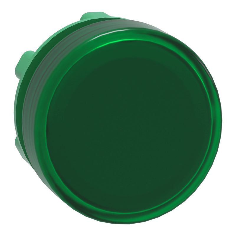 TELEMEC CABEZA PLASTICA P/LAMP P/CAJA XAL VERDE