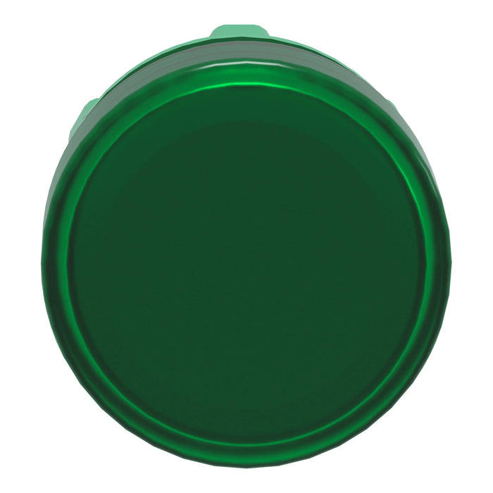 TELEMEC CABEZA PLASTICA P/LAMP P/CAJA XAL VERDE