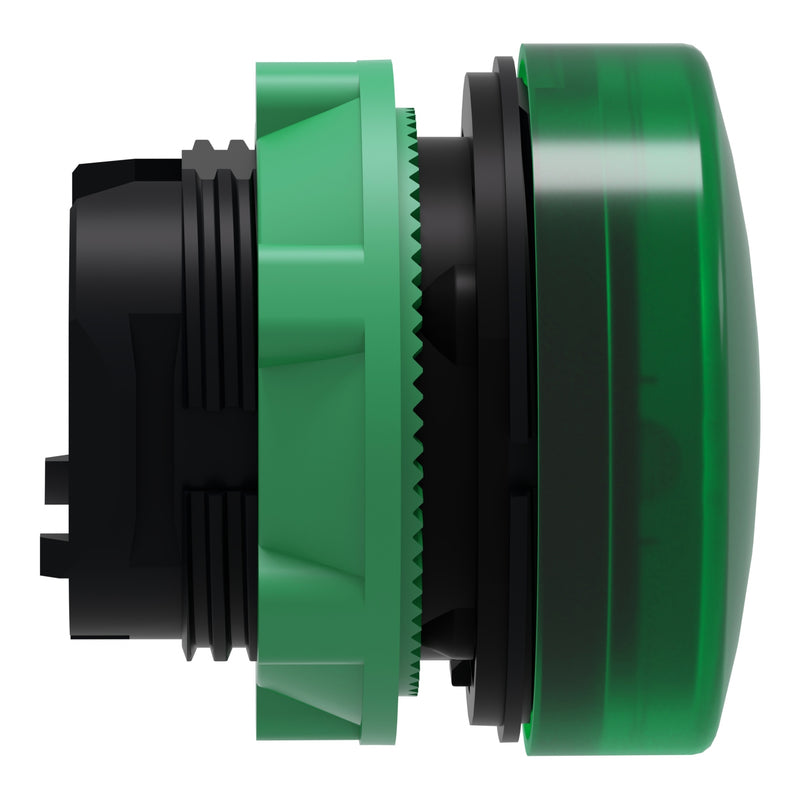 TELEMEC CABEZA PLASTICA P/LAMP P/CAJA XAL VERDE