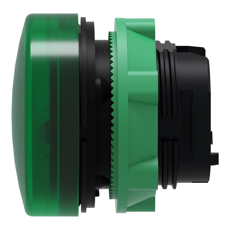 TELEMEC CABEZA PLASTICA P/LAMP P/CAJA XAL VERDE