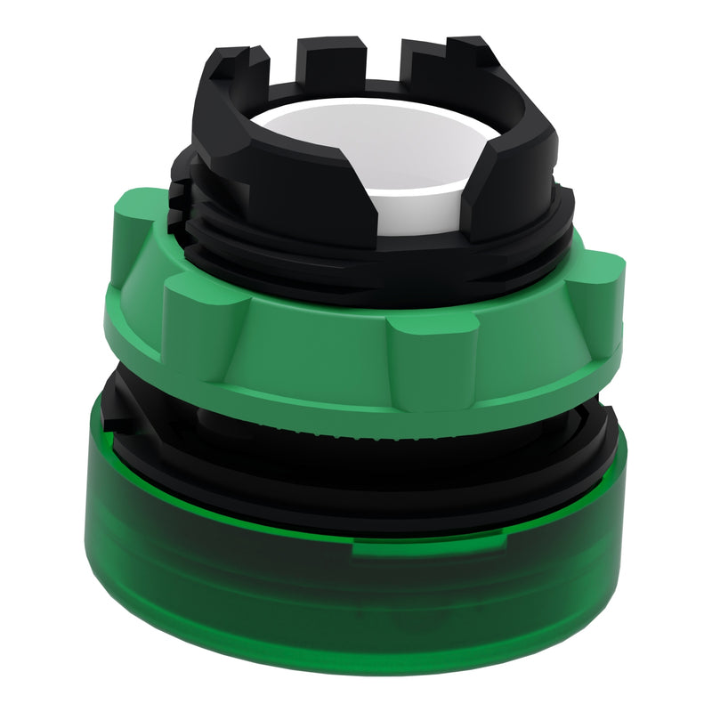 TELEMEC CABEZA PLASTICA P/LAMP P/CAJA XAL VERDE
