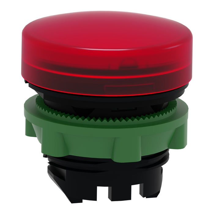 TELEMEC CABEZA PLASTICA P/LAMP P/CAJA XAL ROJO