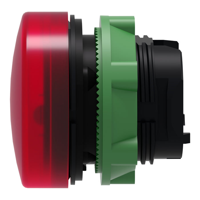 TELEMEC CABEZA PLASTICA P/LAMP P/CAJA XAL ROJO
