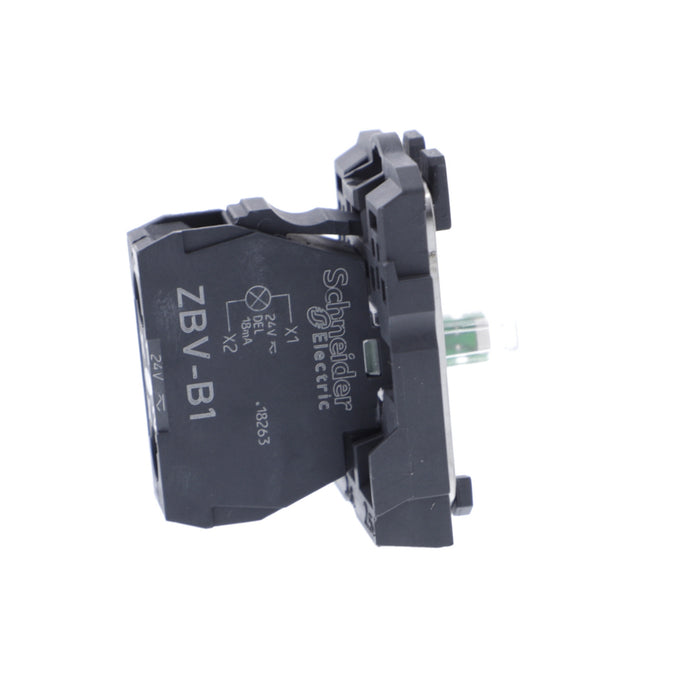 TELEMEC BASE P/LAMPARA LED VERDE 24V AC/DC PLAST