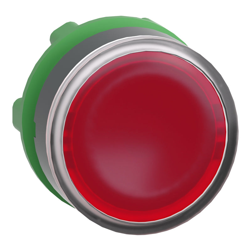 TELEMEC CABEZA BOTON ILUM ROJO P/LED