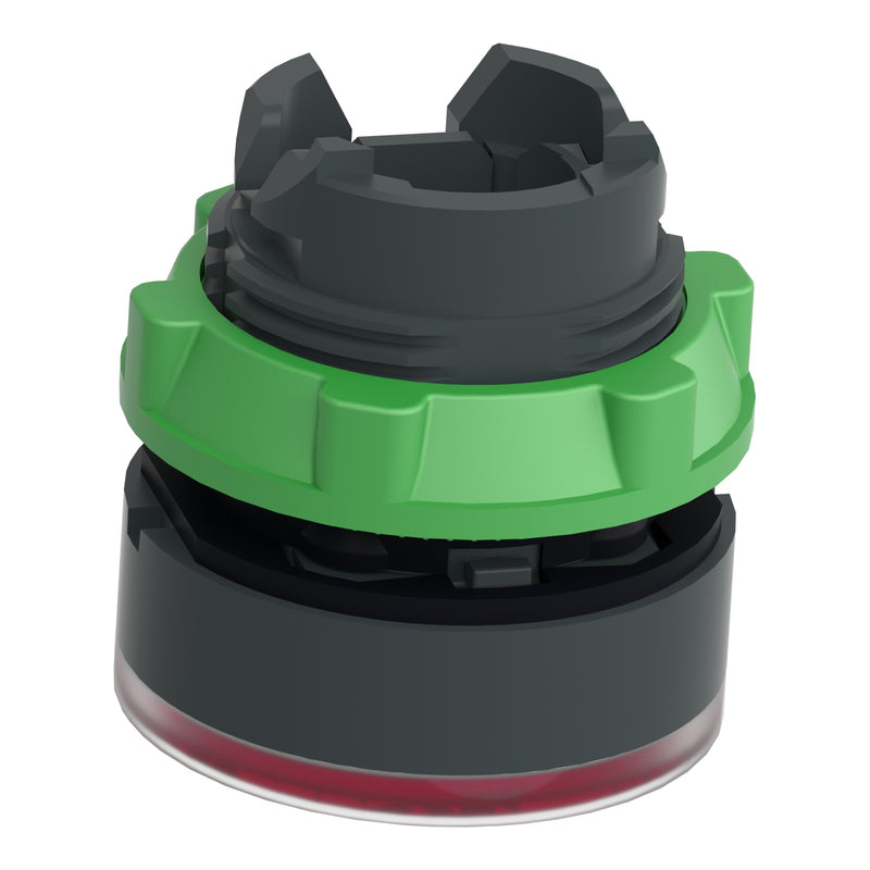 TELEMEC CABEZA BOTON ILUM ROJO P/LED