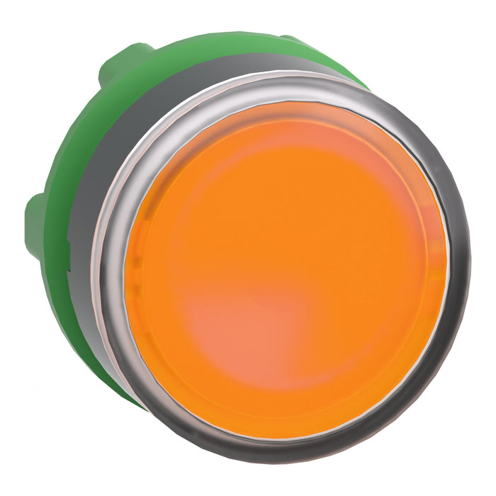 TELEMEC CABEZA BOTON ILUM NARANJA P/LED