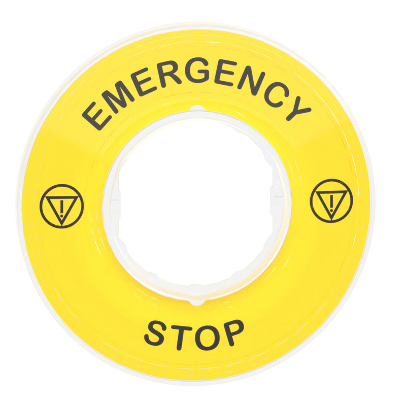 TELEMEC PLACA LEYENDA MARCADA 60MM STOP/LOGO