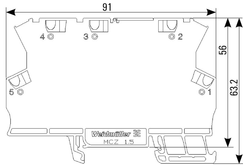 WEIDMULLER CONVERTIDOR DE TEMPERATURA  4-20 MA